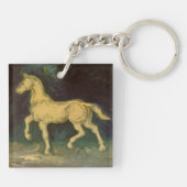 Plaster Statuette of a Horse van Vincent van Gogh Sleutelhanger (Achterkant)