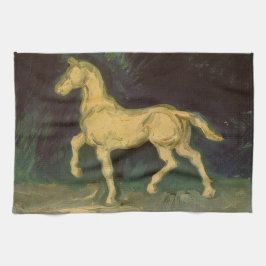 Plaster Statuette of a Horse van Vincent van Gogh Theedoek