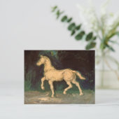 Plaster Statuette of Horse, Van Gogh Fine Art Briefkaart (Staand voorkant)