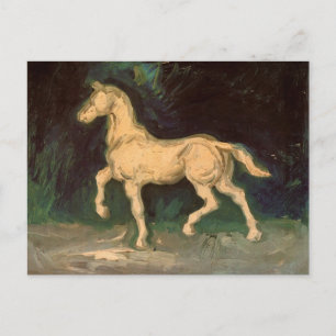 Plaster Statuette of Horse, Van Gogh Fine Art Briefkaart