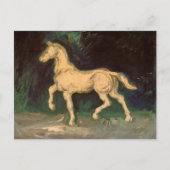 Plaster Statuette of Horse, Van Gogh Fine Art Briefkaart (Voorkant)
