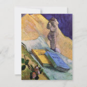 Plaster Statuette Roos en Novels Vincent van Gogh (Voorkant)