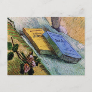 Plaster Statuette Roos en Novels Vincent van Gogh Briefkaart