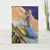 Plaster Statuette Roos en Novels Vincent van Gogh Kaart (Voorkant)