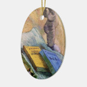 Plaster Statuette Roos en Novels Vincent van Gogh Keramisch Ornament (Links)