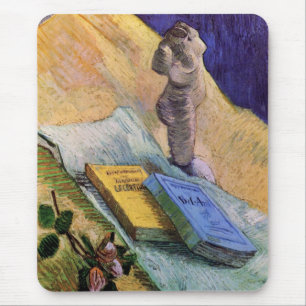 Plaster Statuette Roos en Novels Vincent van Gogh Muismat