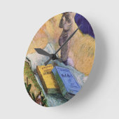 Plaster Statuette Roos en Novels Vincent van Gogh Ronde Klok (Hoek)