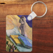 Plaster Statuette Roos en Novels Vincent van Gogh Sleutelhanger (Achterkant)