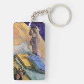 Plaster Statuette Roos en Novels Vincent van Gogh Sleutelhanger (achterkant)