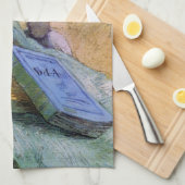 Plaster Statuette Roos en Novels Vincent van Gogh Theedoek (Quarter Fold)