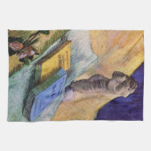 Plaster Statuette Roos en Novels Vincent van Gogh Theedoek (Horizontaal)