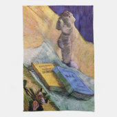 Plaster Statuette Roos en Novels Vincent van Gogh Theedoek (Verticaal)