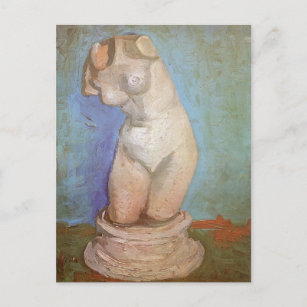 Plaster Statuette Vrouw Torso door Vincent van Gog Briefkaart
