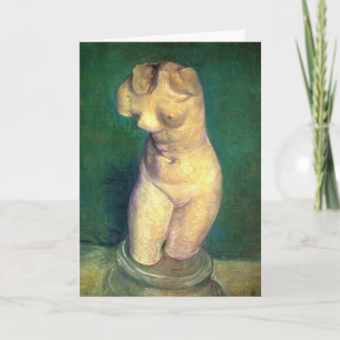 Plaster Statuette Vrouw Torso door Vincent van Gog Kaart