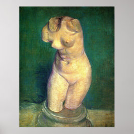 Plaster Statuette Vrouw Torso door Vincent van Gog Poster