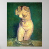 Plaster Statuette Vrouw Torso door Vincent van Gog Poster (Voorkant)