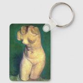 Plaster Statuette Vrouw Torso door Vincent van Gog Sleutelhanger (Achterkant)