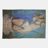 Plaster Statuette Vrouw Torso door Vincent van Gog Theedoek (Horizontaal)