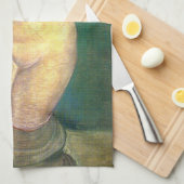 Plaster Statuette Vrouw Torso door Vincent van Gog Theedoek (Quarter Fold)