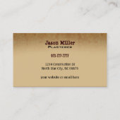 Plaster Visitekaartjes (Achterkant)