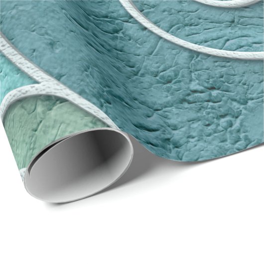 Plaster wall seamless texture with swirls pattern, cadeaupapier (Rol Hoek)