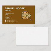 Plasterer Drywall Business Card Drywall Visitekaartje (Voorkant / Achterkant)