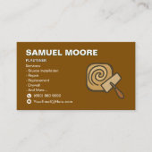 Plasterer Drywall Business Card Drywall Visitekaartje (Voorkant)