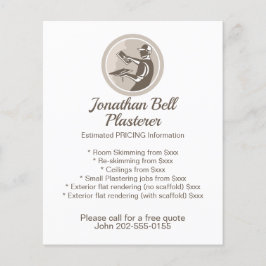 Plasterer Masonry Drywall Business Flyer