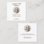 Plasterer Masonry Drywall Vierkante Visitekaartje (Voorkant / Achterkant)