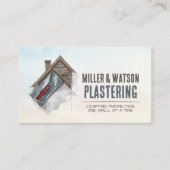 Plastering Services Drywall Professional Visitekaartje (Voorkant)