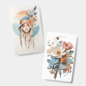 Plastic badge - verticaal (Voor- en achterkant)