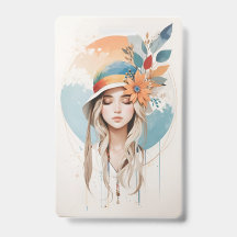 Plastic badge - verticaal