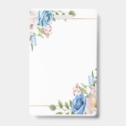 Plastic badge - verticaal (Voorzijde)