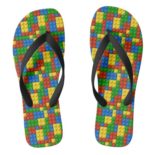 plastic blokken flip flops sandalen schoenen (Voetbed)