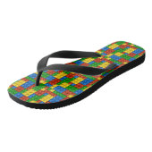 plastic blokken flip flops sandalen schoenen (Schuin)