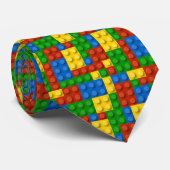 Plastic blokken mannen stropdas stropdas (Opgerold)