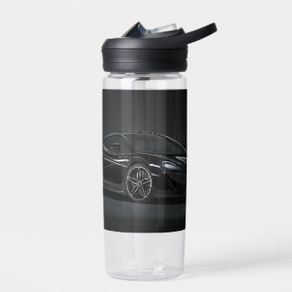 Plastic bottle with black mclaren waterfles