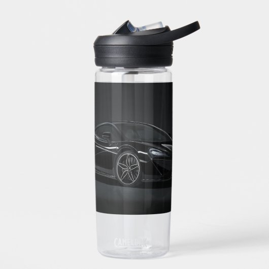 Plastic bottle with black mclaren waterfles (Links)