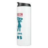 Plastic chirurg als het leven je meloenen geeft thermosbeker (Geroteerd rechts)