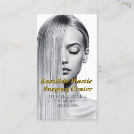 Plastic chirurg Cosmetic Medical Spa Visitekaartje (Voorkant)
