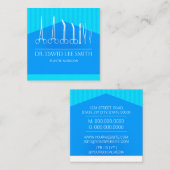 Plastic chirurg / Doctor / chirurg assistent Squar Vierkante Visitekaartje (Voorkant / Achterkant)