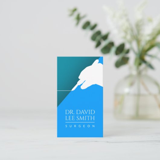 Plastic chirurg / Doctor / chirurgische assistent Visitekaartje (Staand voorkant)