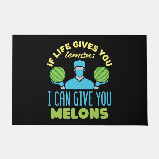 Plastic chirurg grappig als het leven geeft je mel deurmat (Voorkant)