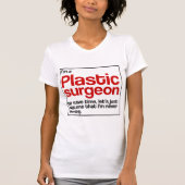 Plastic chirurg t-shirt (Voorkant)