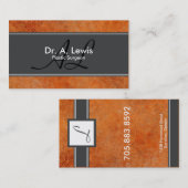 Plastic chirurg Visitekaartje - Monogram (Voorkant / Achterkant)