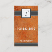 Plastic chirurg Visitekaartje - Monogram (Achterkant)