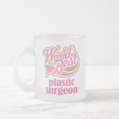 Plastic chirurgische roze Gift Matglas Koffiemok (Links)