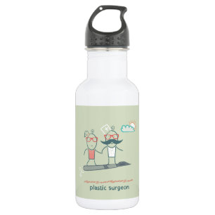 Plastic chirurgische waterfles
