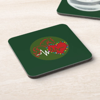 Plastic Coaster Christmas Logo Bier Onderzetter