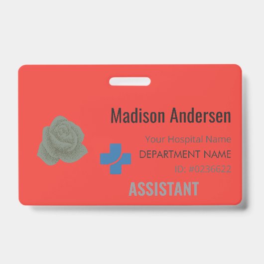 Plastic Event Pass – Horizontal.ID.Office.Badge Badge (Voorkant)